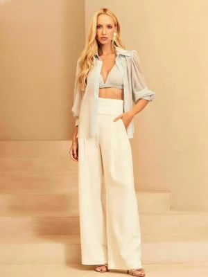 CAMISA E TOP POÁ CHIFFON