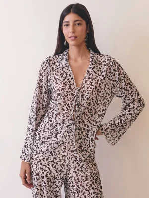 CAMISA CHIFFON AMARRACAO