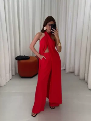 VESTIDO TRANSPASSE AMARRACAO FRENTE UNICA