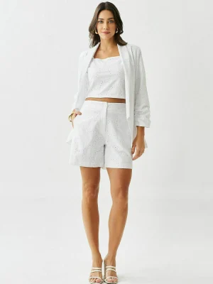 CONJUNTO LAISE TOP SHORTS E BLAZER