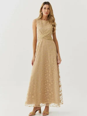 VESTIDO LG TULE BORD TORCAO FRENTE