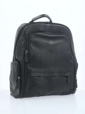 MOCHILA FEMININA EM COURO COM DIVISÓRIAS