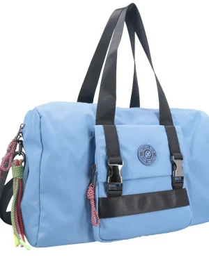 SACOLA DE NYLON ESPAÇOSA E IMPERMEÁVEL COM ALÇA TRANSVERSAL