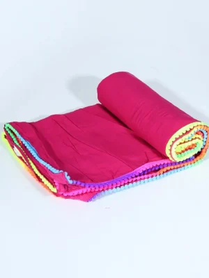 CANGA DE PRAIA ATOALHADA FEMININA ESTAMPA LISA