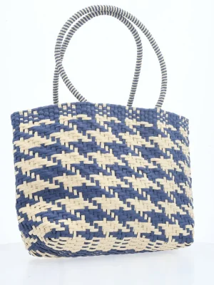 BOLSA DE PRAIA ONDAS TRANÇADAS COM ALÇA FIXA