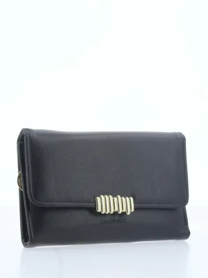 CARTEIRA SOFT MÉDIA COM FECHO DE PRESSÃO