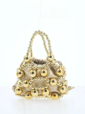 BOLSA FESTA COM DETALHES EM ESFERAS