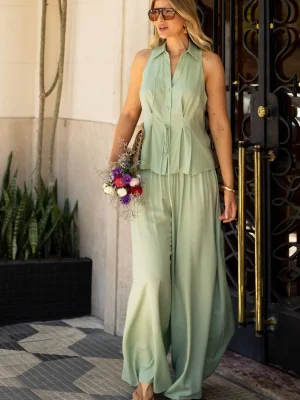 BLUSA GOLA COM AMARRAÇÃO